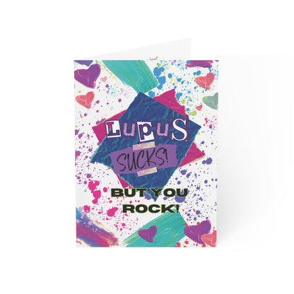 Lupus Sucks! But You Rock! Greeting Card