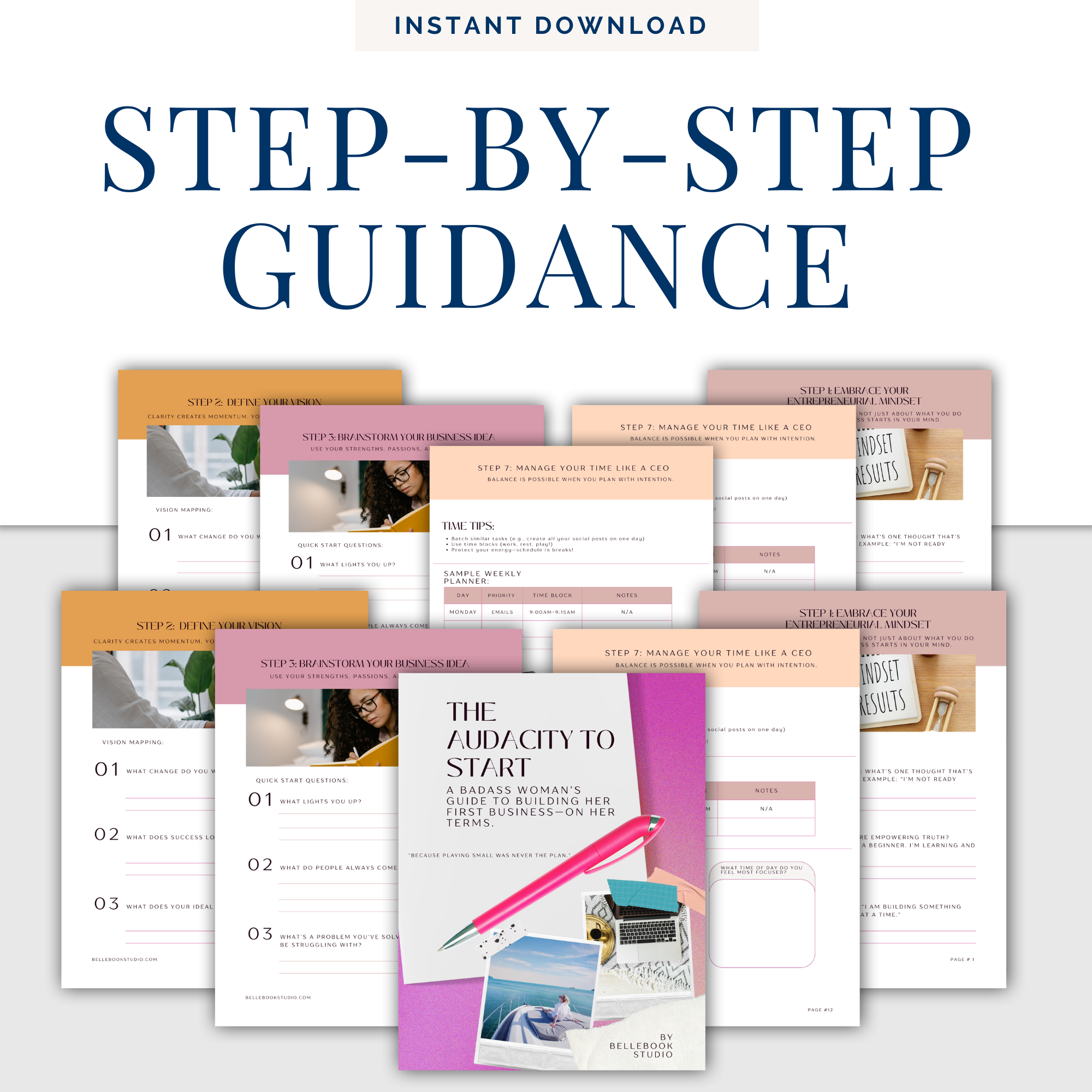 The Audacity to Start Playbook – Guided Digital Workbook for Aspiring Entrepreneurs