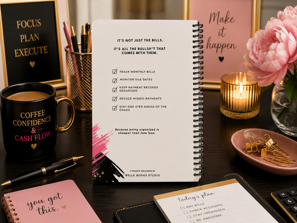 Bills & Bullshit: Monthly Bill Organizer, Payment Ledger & Expense Tracker