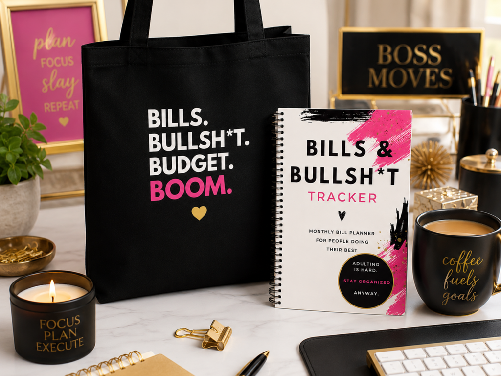 Bills & Bullshit: Monthly Bill Organizer, Payment Ledger & Expense Tracker