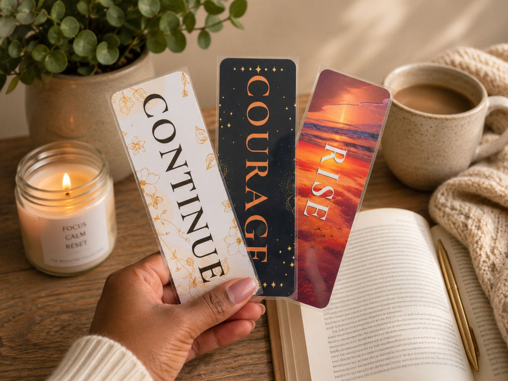 Courage Bookmark Collection | Inspirational Bookmarks for Readers, Journal Lovers & Thoughtful Gifts