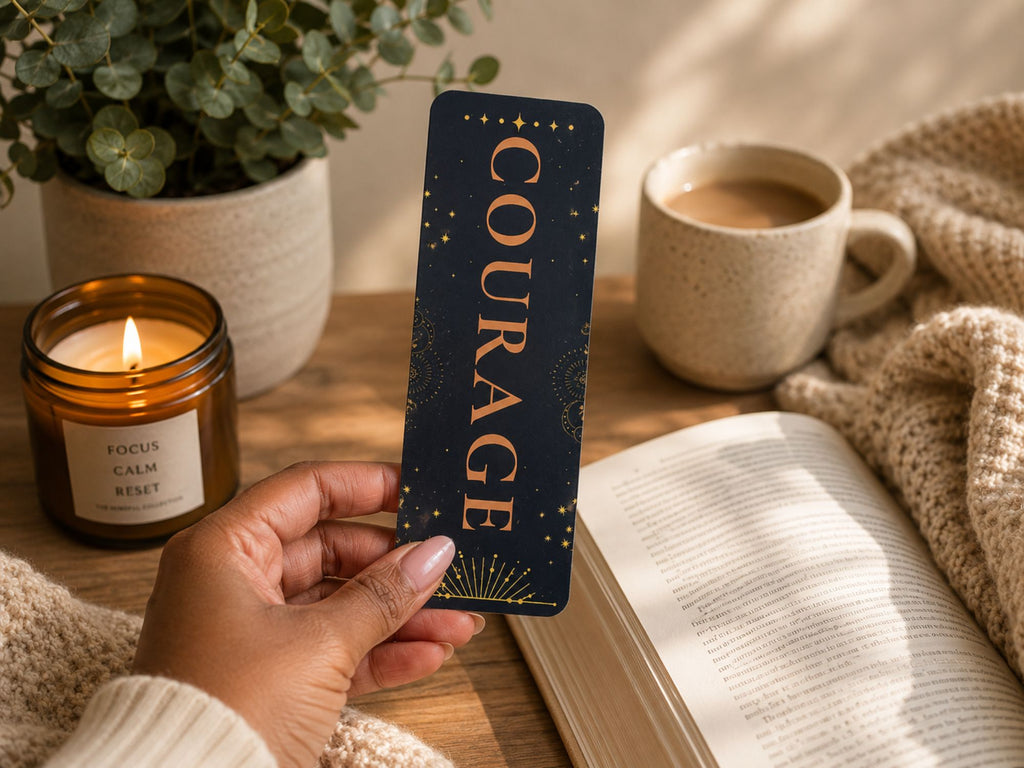 Courage Bookmark Collection | Inspirational Bookmarks for Readers, Journal Lovers & Thoughtful Gifts