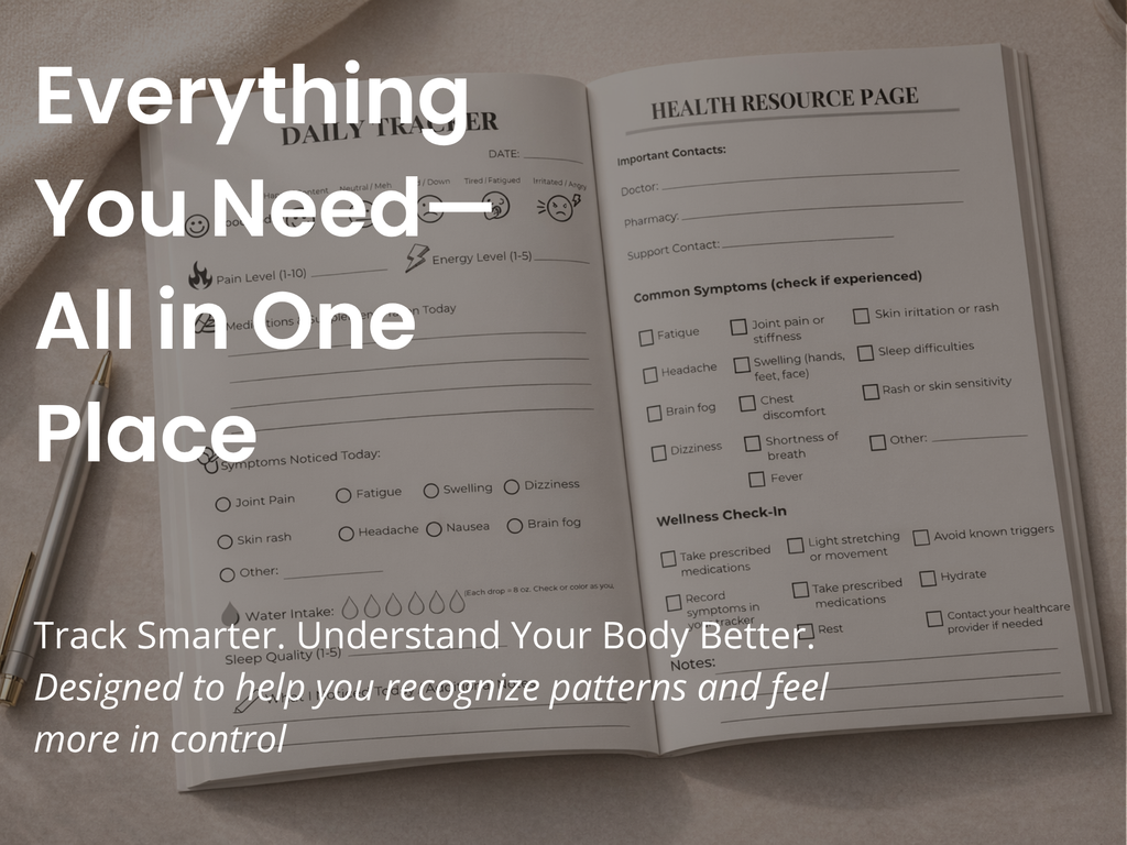Daily Symptom Tracker | Chronic Illness Wellness &amp; Health Tracking Journal