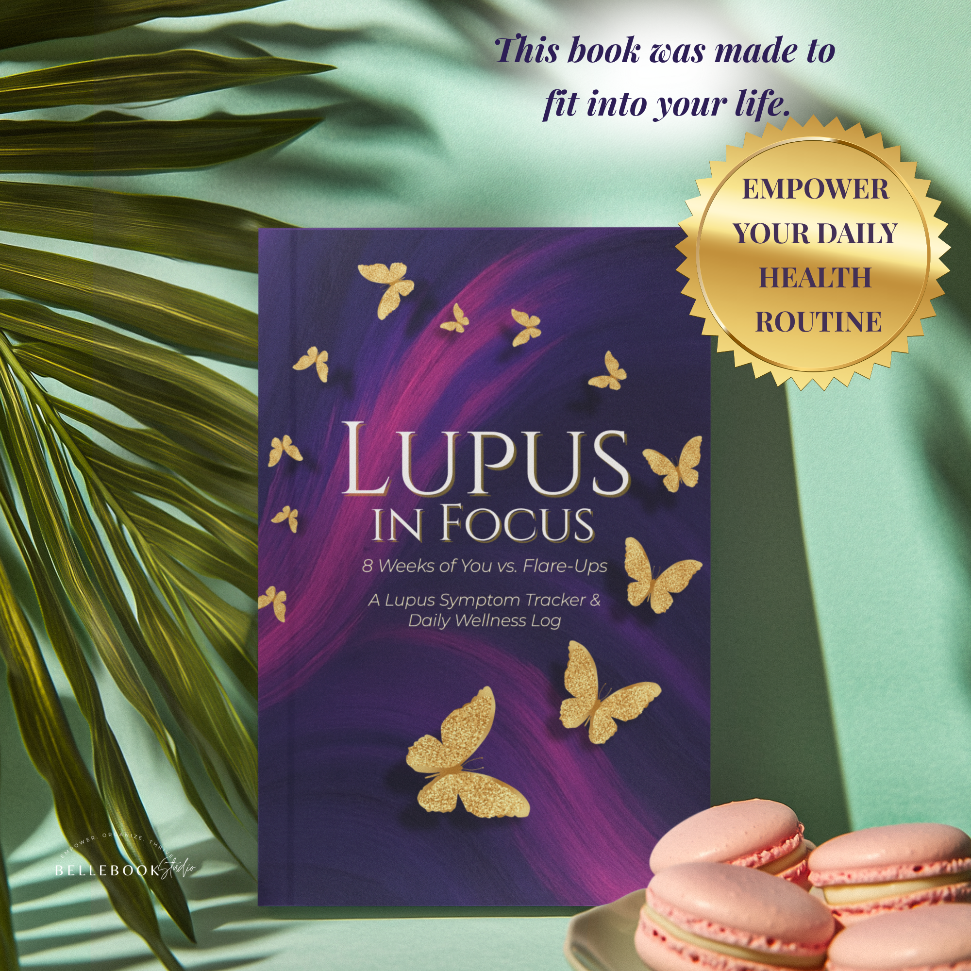 Lupus in Focus – 90-Day Perfect Bound Symptom Tracker for Flare-Ups, Meds & Wellness