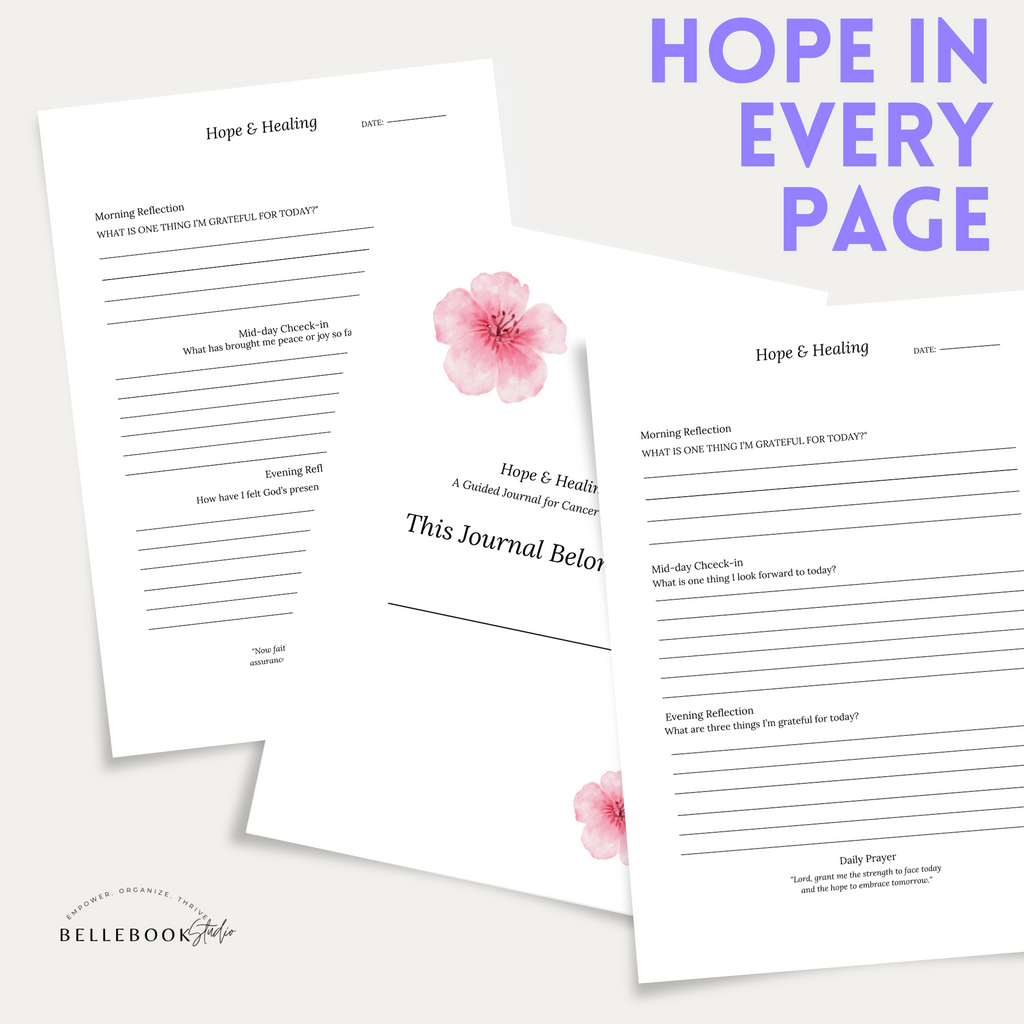 Hope & Healing:  A Guided Journal for Cancer Warriors