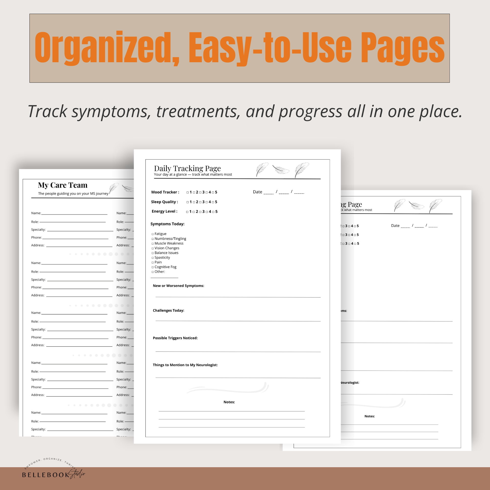 Your First 90 Days with MS: Symptom & Wellness Tracker