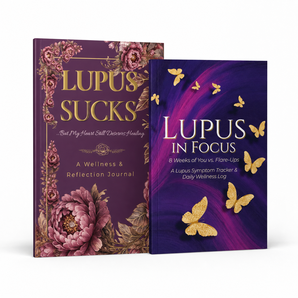 Lupus Clarity Bundle | Symptom Tracking + Emotional Wellness Journals- Perfect Bound Edition