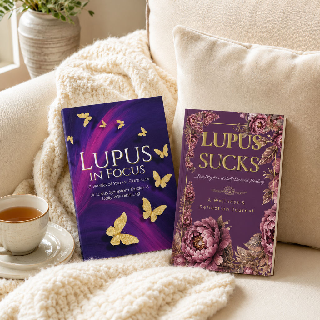 Lupus Clarity Bundle | Symptom Tracking + Emotional Wellness Journals- Perfect Bound Edition