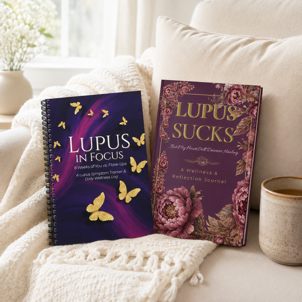 Lupus Clarity Bundle | Symptom Tracking + Emotional Wellness Journals- Spiral Bound Edition