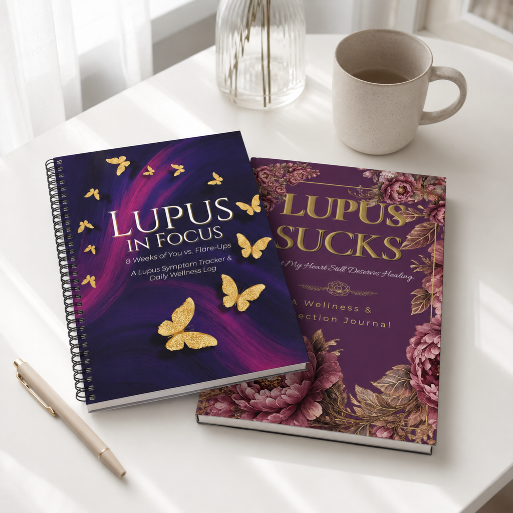 Lupus Clarity Bundle | Symptom Tracking + Emotional Wellness Journals- Spiral Bound Edition