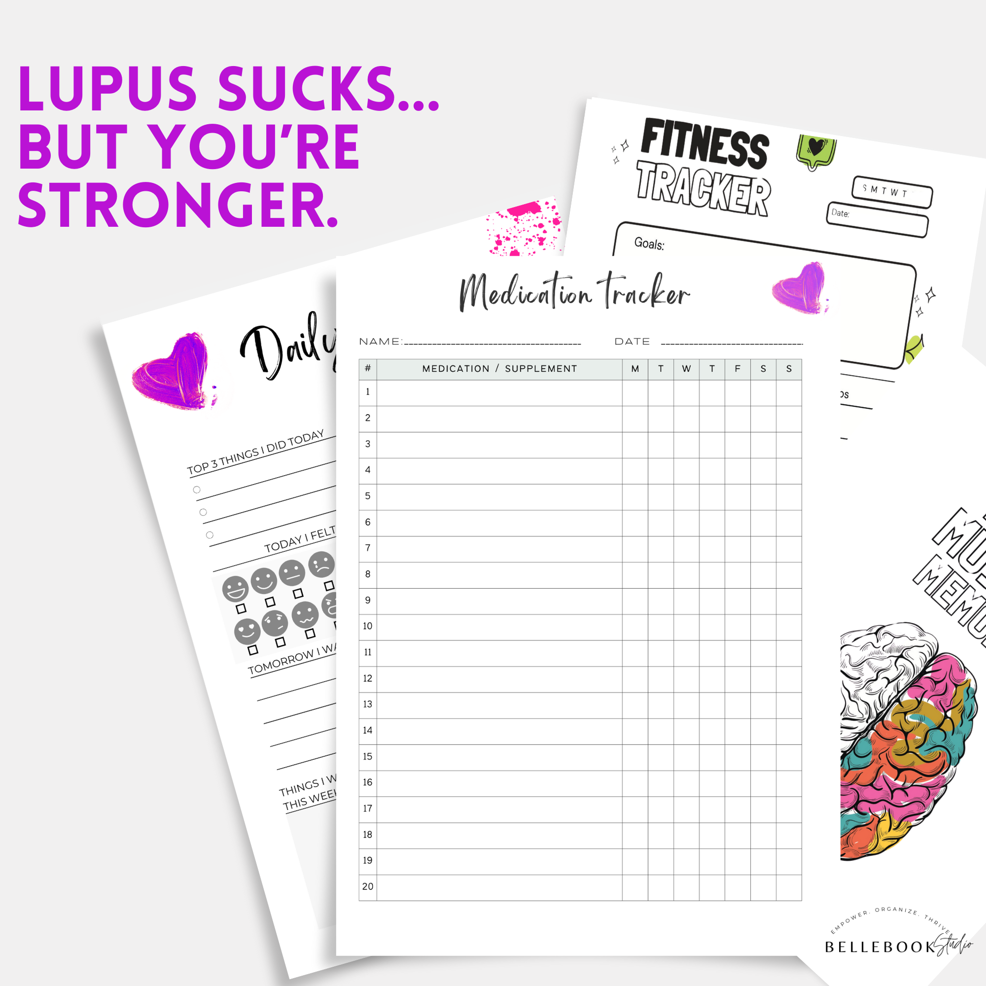 Lupus Sucks! But this Journal Helps!- Guided Journal and Tracker
