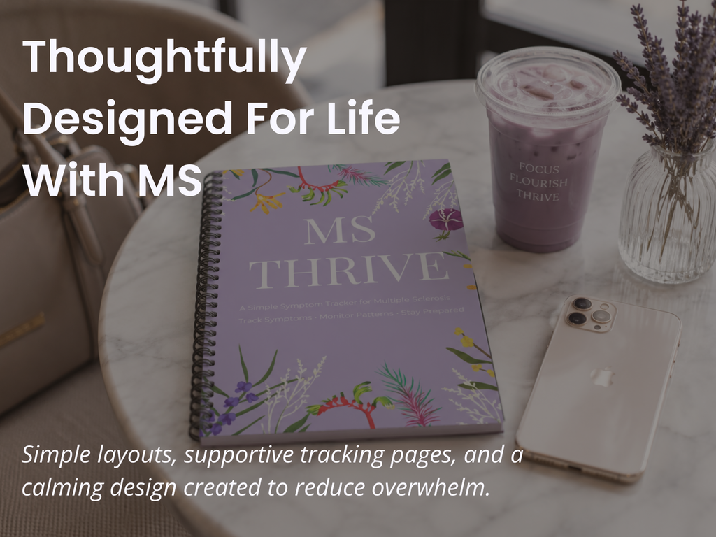 MS Thrive Symptom Tracker | Multiple Sclerosis Wellness & Health Journal