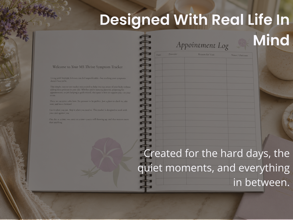 MS Thrive Symptom Tracker | Multiple Sclerosis Wellness & Health Journal