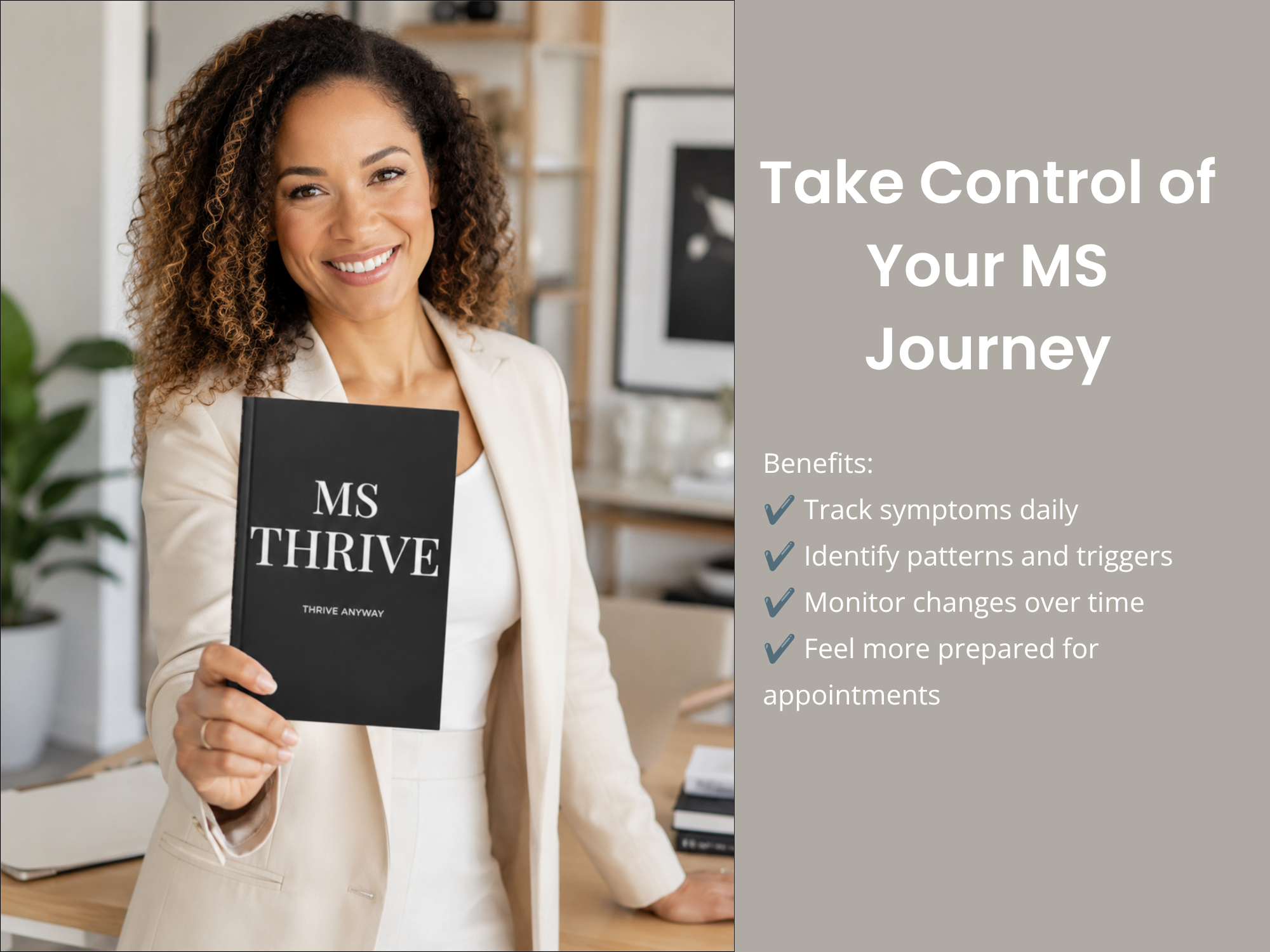 MS Thrive: Thrive Anyway | Multiple Sclerosis Wellness Tracker & Journal