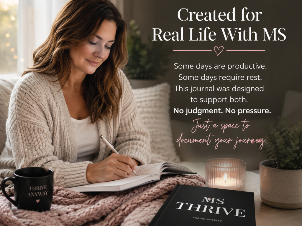MS Thrive: Thrive Anyway | Multiple Sclerosis Wellness Tracker & Journal