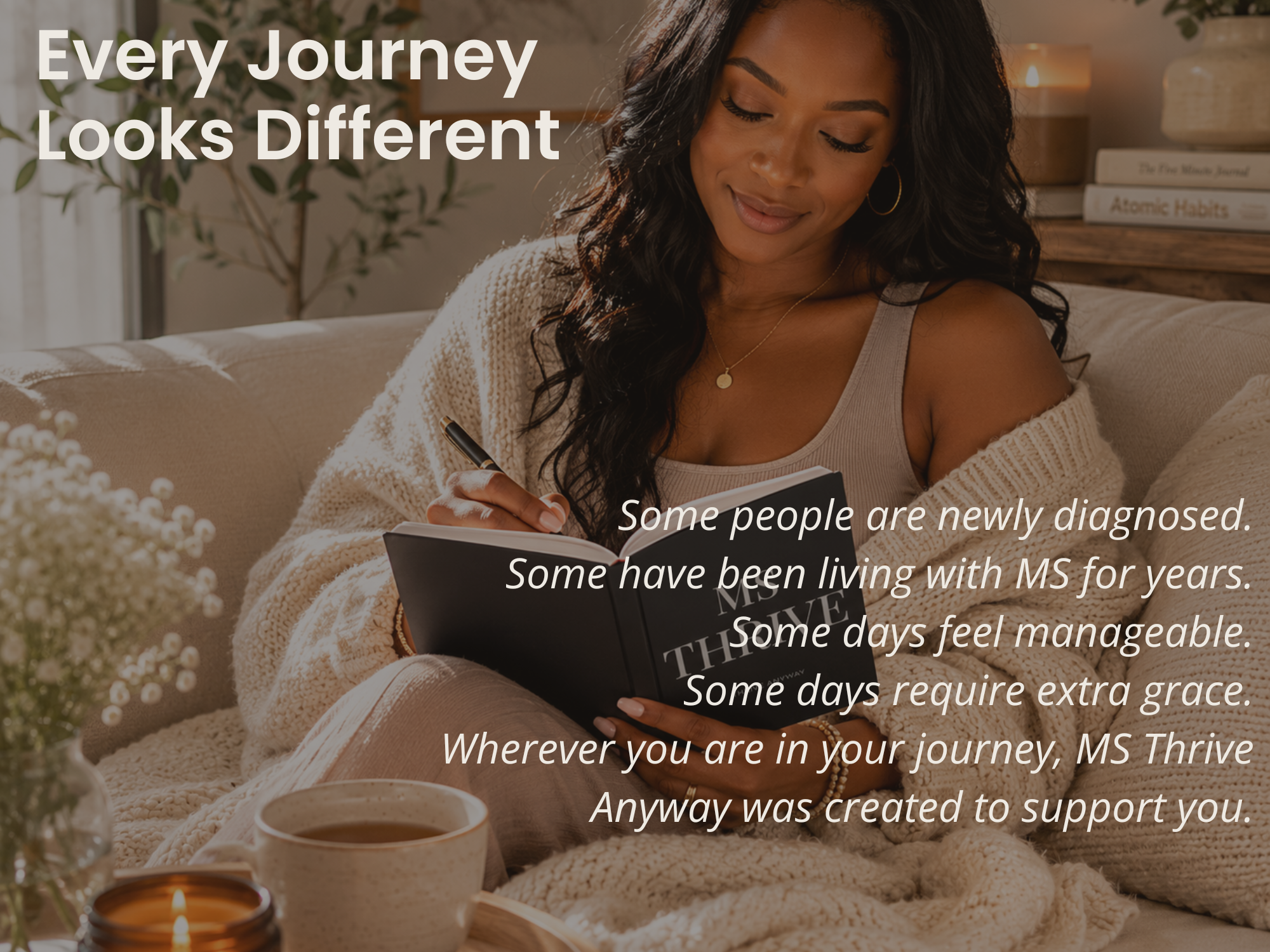 MS Thrive: Thrive Anyway | Multiple Sclerosis Wellness Tracker & Journal