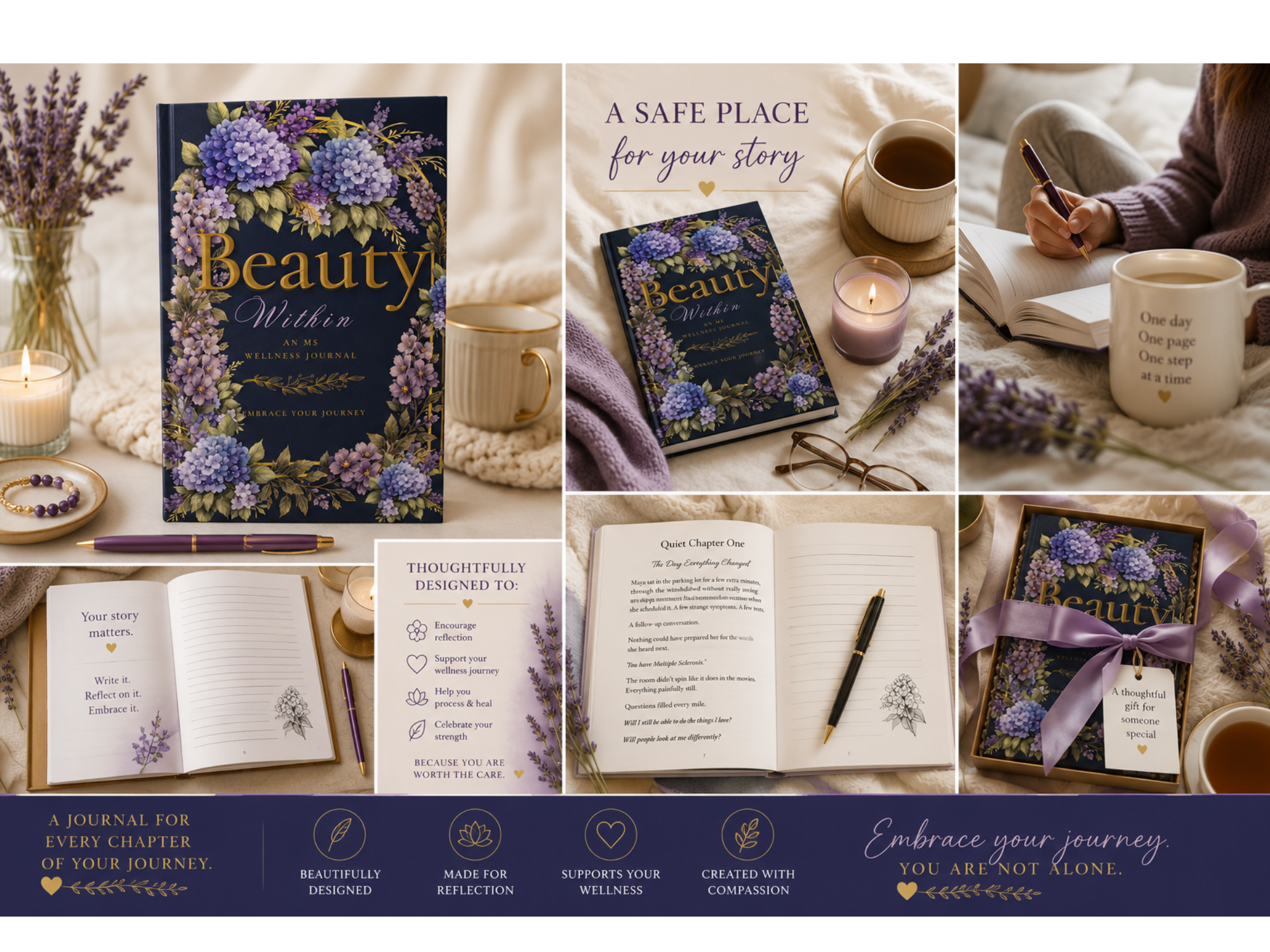 Beauty Within: A Guided Multiple Sclerosis Wellness Journal