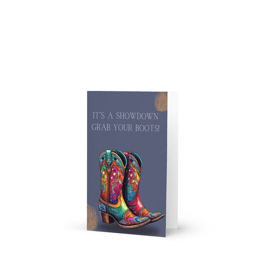 MS Showdown" Greeting Card – A Dash of Humor Against MS