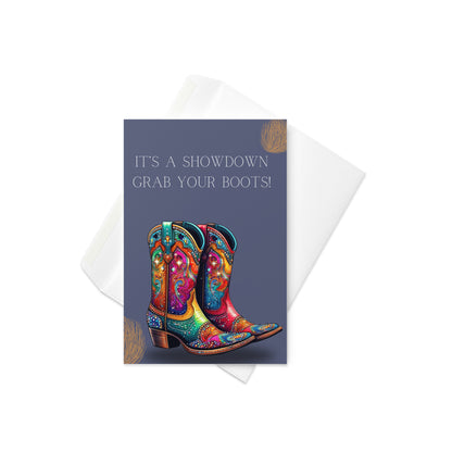 MS Showdown" Greeting Card – A Dash of Humor Against MS